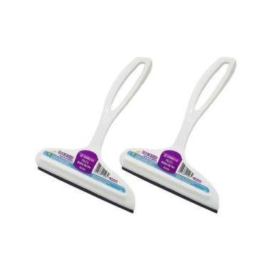 Imagem de Kit 2 Rodinhos de pia plástico Sanremo Grande Branco 22cm