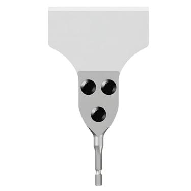 Imagem de LUMINFLY Ferramenta raspadora de azulejo de piso, removedor fino com lâmina de aço cromado, 7,3/185 mm, funciona com brocas SDS Plus de várias marcas
