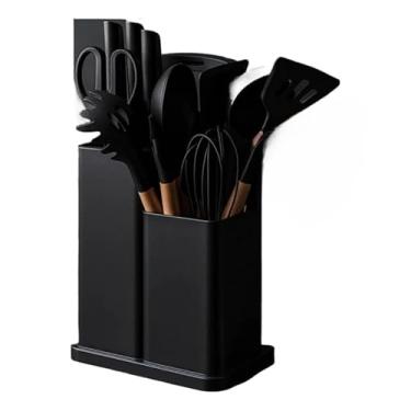 Imagem de Conjunto De UtensíLios De Cozinha Em Silicone | Material DuráVel E NãO TóXico(Preto)