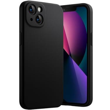 Imagem de Capa para iPhone 13 Capinha [Ultra Slim] com [Proteção de Camera], Case Anti Impacto e Resistente, Anti Riscos, Leve, Aveludada e Design Elegante (Preto)