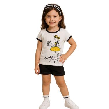 Imagem de Camiseta Infantil Santos Futebol Clube Produto Licenciado 8000988