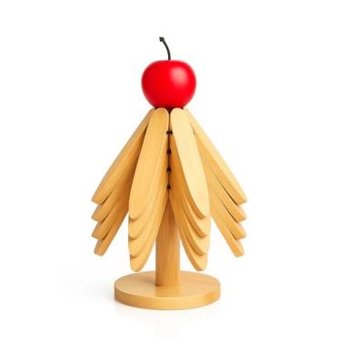 Imagem de Descanso de Panela Bambu - Kit com 5 Peças Decorativas, Resistente ao Calor e Ideal para Cozinha | Travessas, Xicaras 20cm