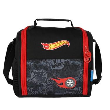 Imagem de Lancheira Masculina Térmica Hot Wheels Preta La49983hw