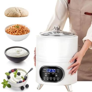 Imagem de Máquina Elétrica de Natto e Iogurte, Fermentador Caseiro, Fermentador de Natto em Aço Inoxidável de 8/12L com Painel de Controle Inteligente, Temperatura Ajustável para Bar e Confeitaria Doméstic