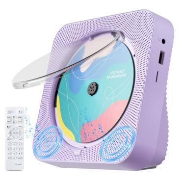 Imagem de Leitor de CD portátil com Bluetooth, roxo