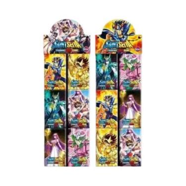 Imagem de 8 pçs/saco cartão saint seiya anime japonês cartão de coleção rara bri
