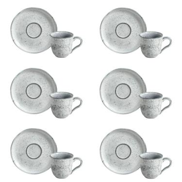 Imagem de Conjunto De Xícara De Cafezinho Com Pires 06 Peças Bio Echo Porto Brasil