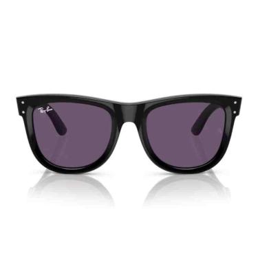 Imagem de Óculos de Sol Ray-Ban Wayfarer Reverse Preto 0RBR0502S-Unissex