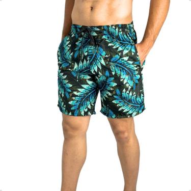 Imagem de Bermuda Praia Masculina Short Mauricinho Tactel Estampado-Masculino