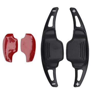 Imagem de Keenso Extensão de Paddle Shifter, Volante Estendido Shift Paddle Capa Extensores de Mudança de Liga de Alumínio para Zl1 Tl1 Tl Ss 2017-2024 (Preta)