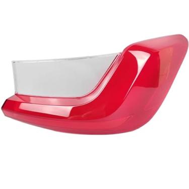 Imagem de compatível com bmw série 3 g20 g28 2020 2021 2022 escudo da luz traseira traseira substituição luzes de freio lente luz traseira vidro escudo capa(Outside Right)