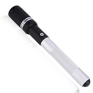 Imagem de HUIOP Extensão de Taco de Liga Alumínio, Extensor Taco Bola Telescópico 12,6 Polegadas para Sinuca Bilhar Com Metal Sintético Engenharia, Design Fosco e Aderência (Prata)