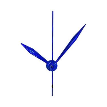 Imagem de Ponteiros De Relógio Metálicos Azul Prata Dourado Com Forma De Trident