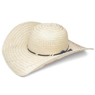 Imagem de Chapeu Pantaneiro Karanda Aba Media Palha de Carnauba Copa Resistente 
