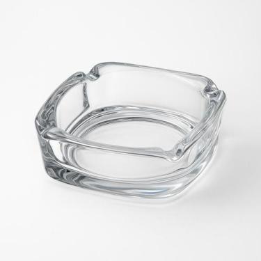 Imagem de Cinzeiro de Vidro Clássico Quadrado com 4 Apoios 8,5 cm - Lua Mística 