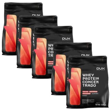 Imagem de Kit 5X Whey Protein Concentrado - 1800g Refil Cookies - Dux Nutrition-Masculino