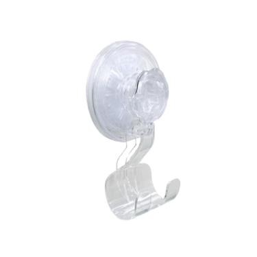 Imagem de Pacote com 2 suportes de barbeador de chuveiro com ventosa – ganchos adesivos transparentes à prova d'água, conjunto de ganchos simples e duplos para banheiro, serve para navalha, escova de dentes