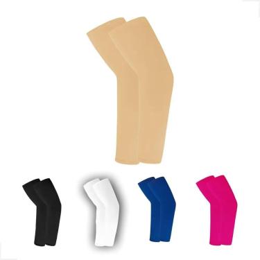 Imagem de Manguito Manga Proteção Solar Braços Motoqueiro Cicli Bege