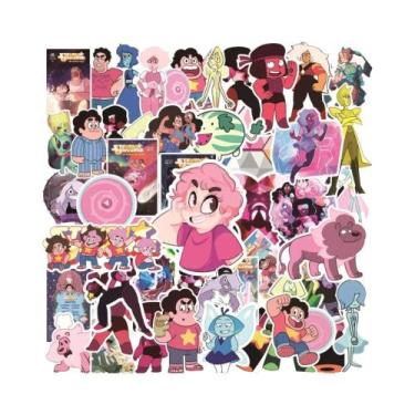 Imagem de Adesivos Impermeáveis Do Cartoon Steven Universe 50PCS Para Telefone, 