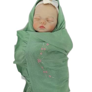 Imagem de Bebe Reborn Menina, Dormindo, Realista, Corpo De Pano Macio Realista