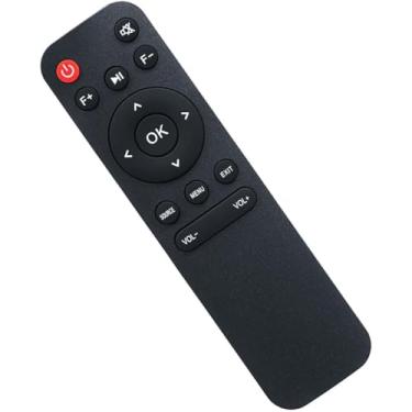 Imagem de ZECARFA Projetor remoto L02 compatível com mini projetor de filmes portátil Lisowod L02, ONOAYO AY3, Salange P90A (controle remoto L02)