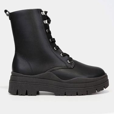 Imagem de Bota Coturno Moleca Recorte Tratorada Feminina-Feminino