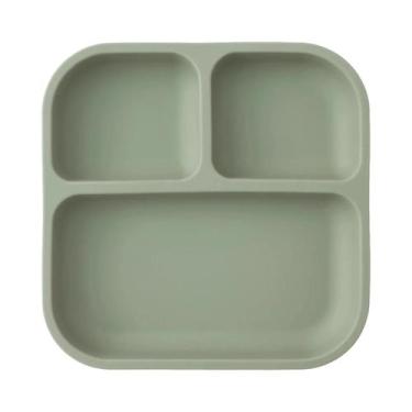 Imagem de Prato Dividido De Silicone Livre De BPA Para Crianças, Com Sucção, À P
