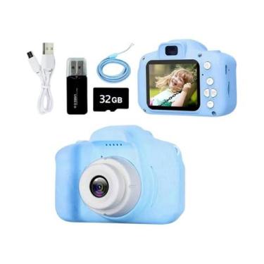 Imagem de Brinquedo Educativo Para Meninas Câmera Digital Super Fofa 1080P Com P