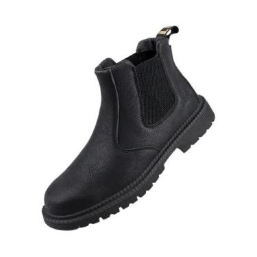 Imagem de Calçados De Segurança Masculinos Com Biqueira De Aço, Botas De Trabalh
