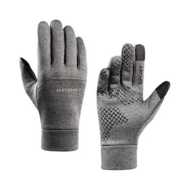 Imagem de Luvas De Inverno Unissex Quentes Com Tela Sensível Ao Toque, À Prova D