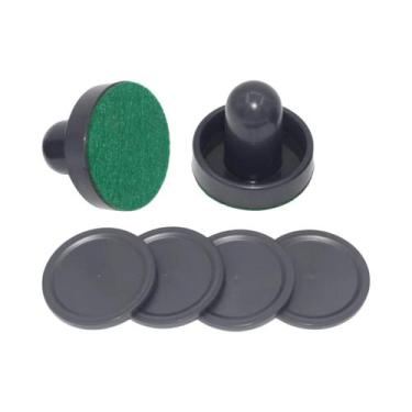 Imagem de Conjunto De 8 Empurradores De Plástico Padrão Para Air Hockey, Peças D