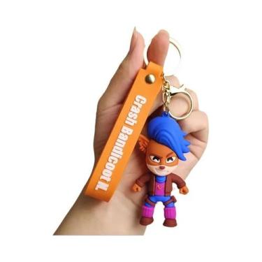 Imagem de Chaveiro Crash Bandicoot Anime: Boneco Fofo De Jogo, Pingente Para Car