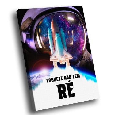 Imagem de Quadro Foguete Não Tem Ré -- Br Artes