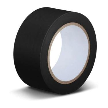 Imagem de Fita Demarcação Solo 05cm X 30MT - Furnapack, Preto