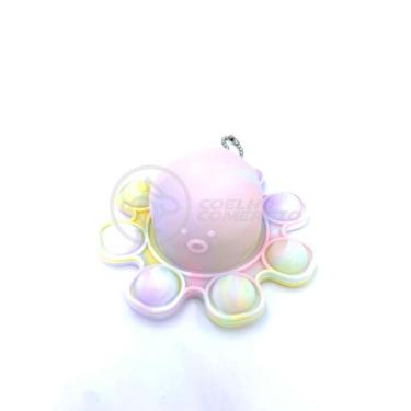 Imagem de Chaveiro Polvo Reversível Pop It Anti Stress Apertar Tiktok