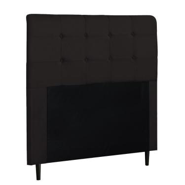 Imagem de Cabeceira Cama Casal 140cm Luna I02 Suede Marrom - Mpozenato