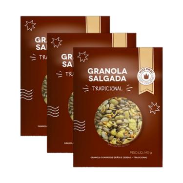Imagem de Kit 3X: Granola Crispy Tradicional Sachê Miss Croc 140g