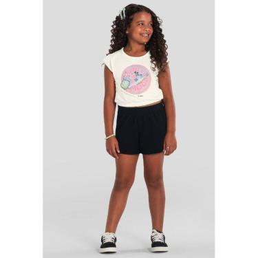 Imagem de Conjunto infantil menina cropped tropical Brandili