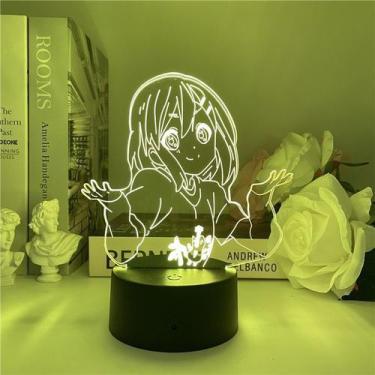 Imagem de Luz noturna USB K-On! Estatueta de acrílico com ornamento brilhante - 