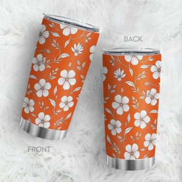 Imagem de Caneca de viagem Oasisdream Tumbler 600ml de aço inoxidável com tampa