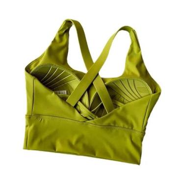 Imagem de Sutiã Esportivo De Alta Intensidade À Prova De Choque Com Bojo Fixo E 
