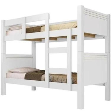 Imagem de Beliche Madri para Colchão 88cm Conquista Cor Branco, Branco