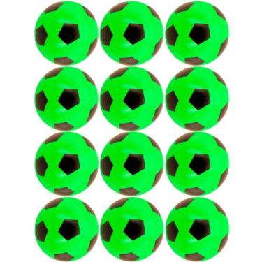 Imagem de 12x Bola De Vinil Pingo Dente De Leite Futebol Kit Atacado - Supri Lar