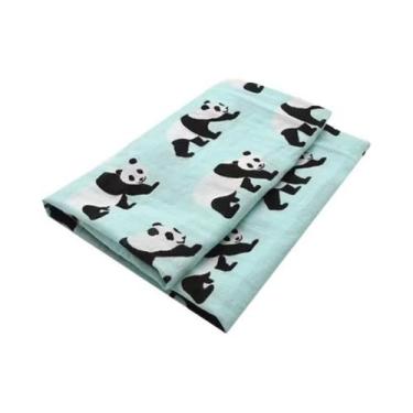 Imagem de Toalha De Algodão Muslin Para Bebê 58x58cm, Toalha De Banho, Lenço Par