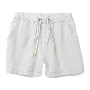 Imagem de Bermuda Masculina de Linho com Cordão Casual Conforto Praia e Dia a Dia-Masculino