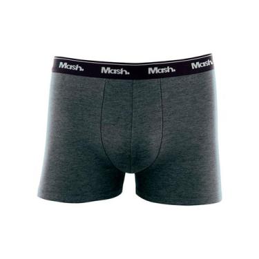 Imagem de Cueca Boxer Mash 170.26 Masculina Basic Algodão T. P/GG, G, Cz06, Mesc