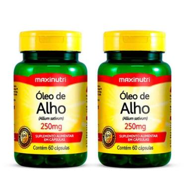 Imagem de Kit 02 Óleo de Alho 250mg com 60 Capsulas Maxinutri