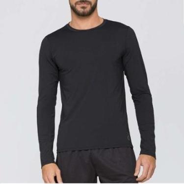 Imagem de Camiseta Masculina Selene Confortável Academia Tecido Térmico UV50 Respirável Fitness O...