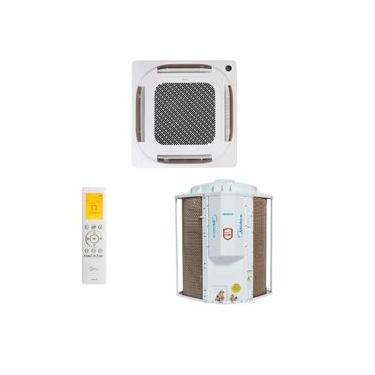 Imagem de Ar Condicionado Split Cassete 4 Vias Inverter 24000 BTUs Midea Frio 40KVQF24M5 - 220V