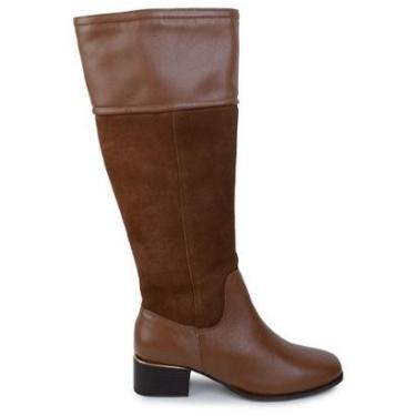 Imagem de Bota Feminina Orcade Cuoio Cano Longo Marrom Caramelo - 0173-Feminino